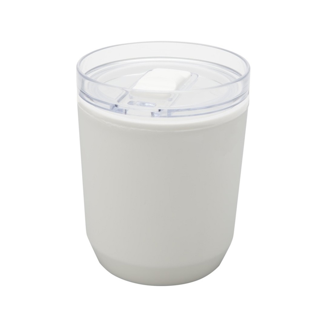 Hudson кружка из переработанного пластика с двойными стенками объемом 180 мл, белый