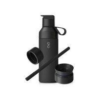Подарочный набор Ocean Bottle 3-в-1 объемом 500 мл - Obsidian Black