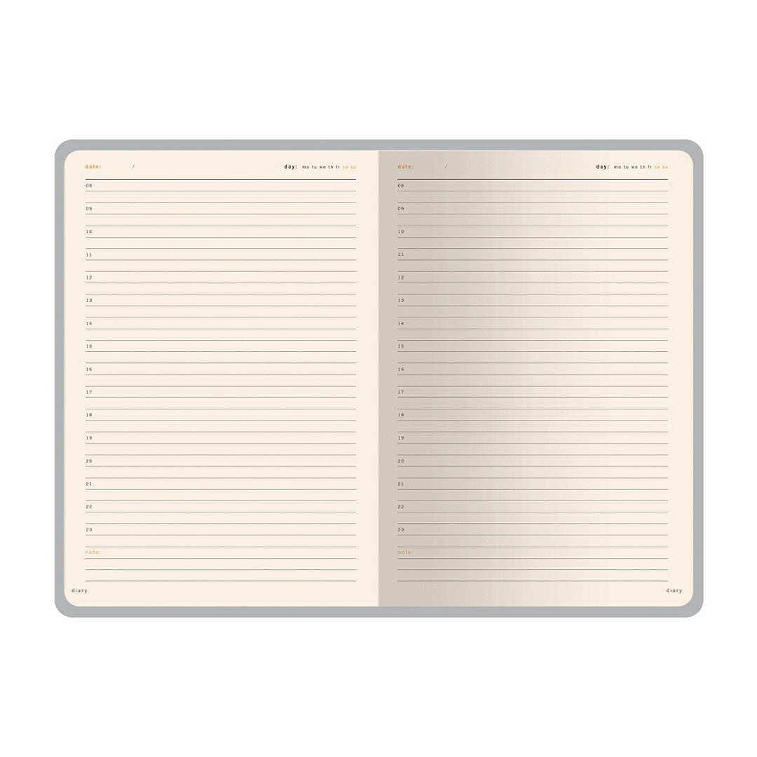 Ежедневник А5 недатированный «Prestige», темно-коричневый