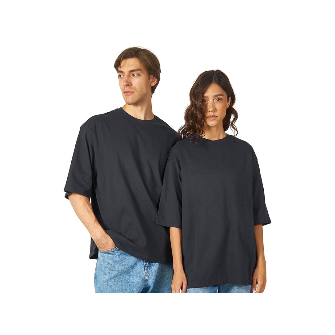 Футболка Berlin к/р оверсайз, 100% хлопок, 180гр, темно-серый