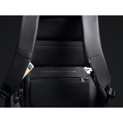 Водостойкий антикражный рюкзак Hipack для ноутбука 15.6", черный