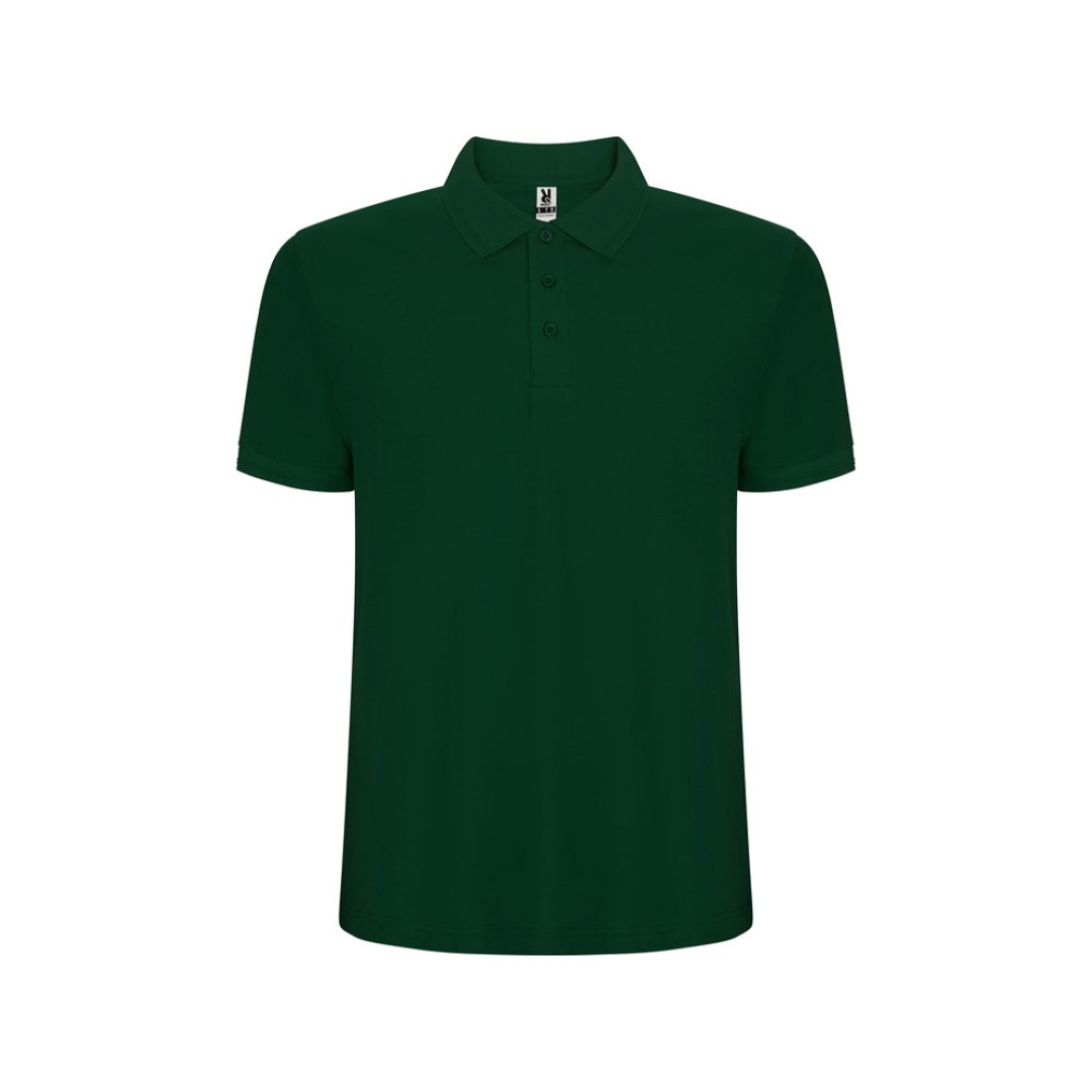 Рубашка поло "Pegaso" мужская, бутылочный зеленый