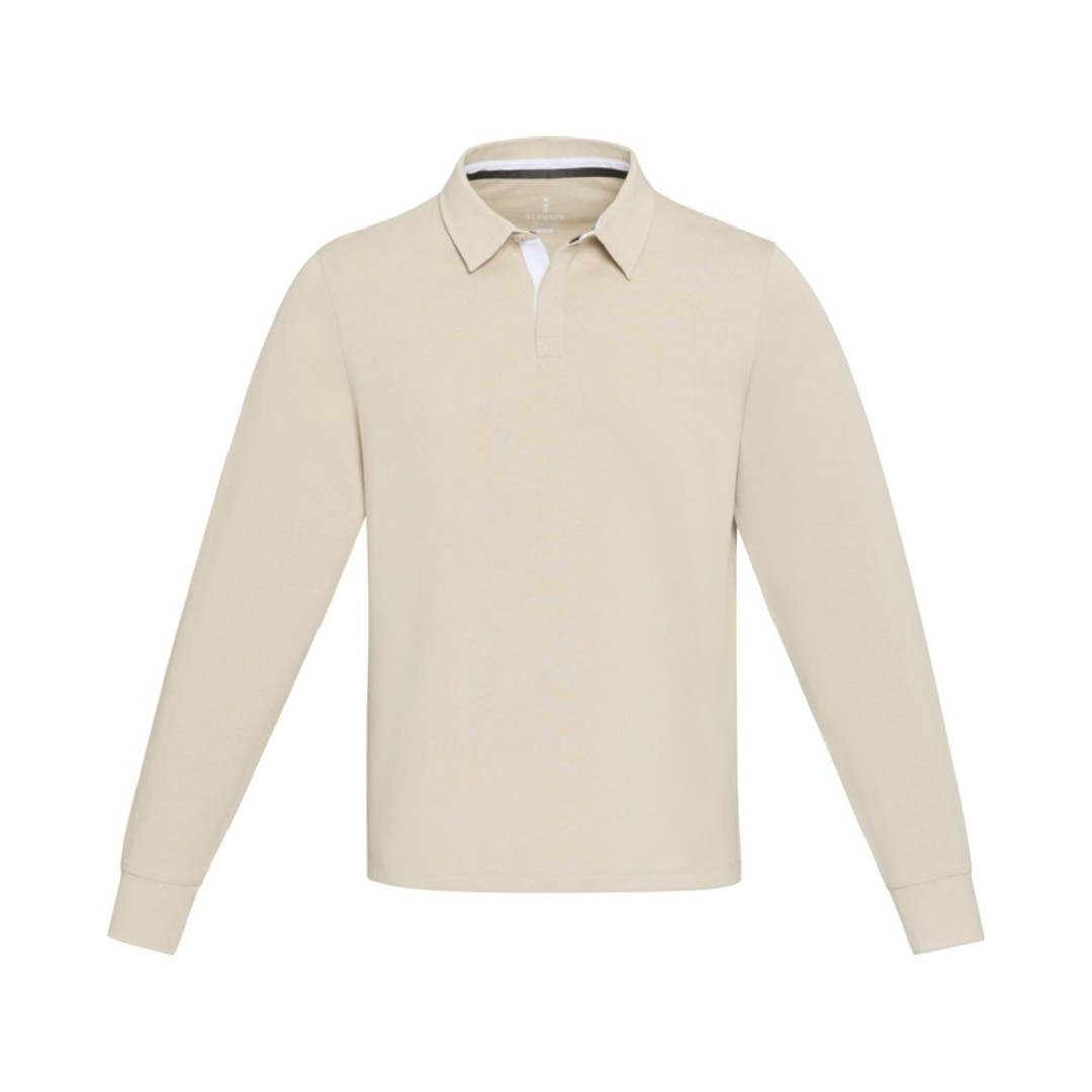 Clyde толстовка-поло унисекс для регби - Oatmeal