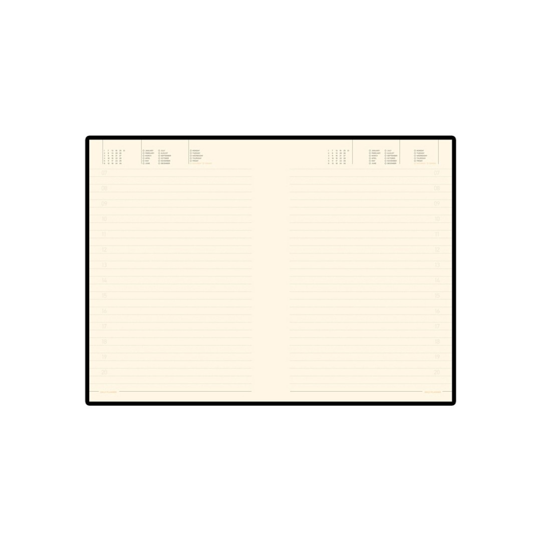 Ежедневник А5 недатированный «Megapolis Velvet Flex», оранжевый