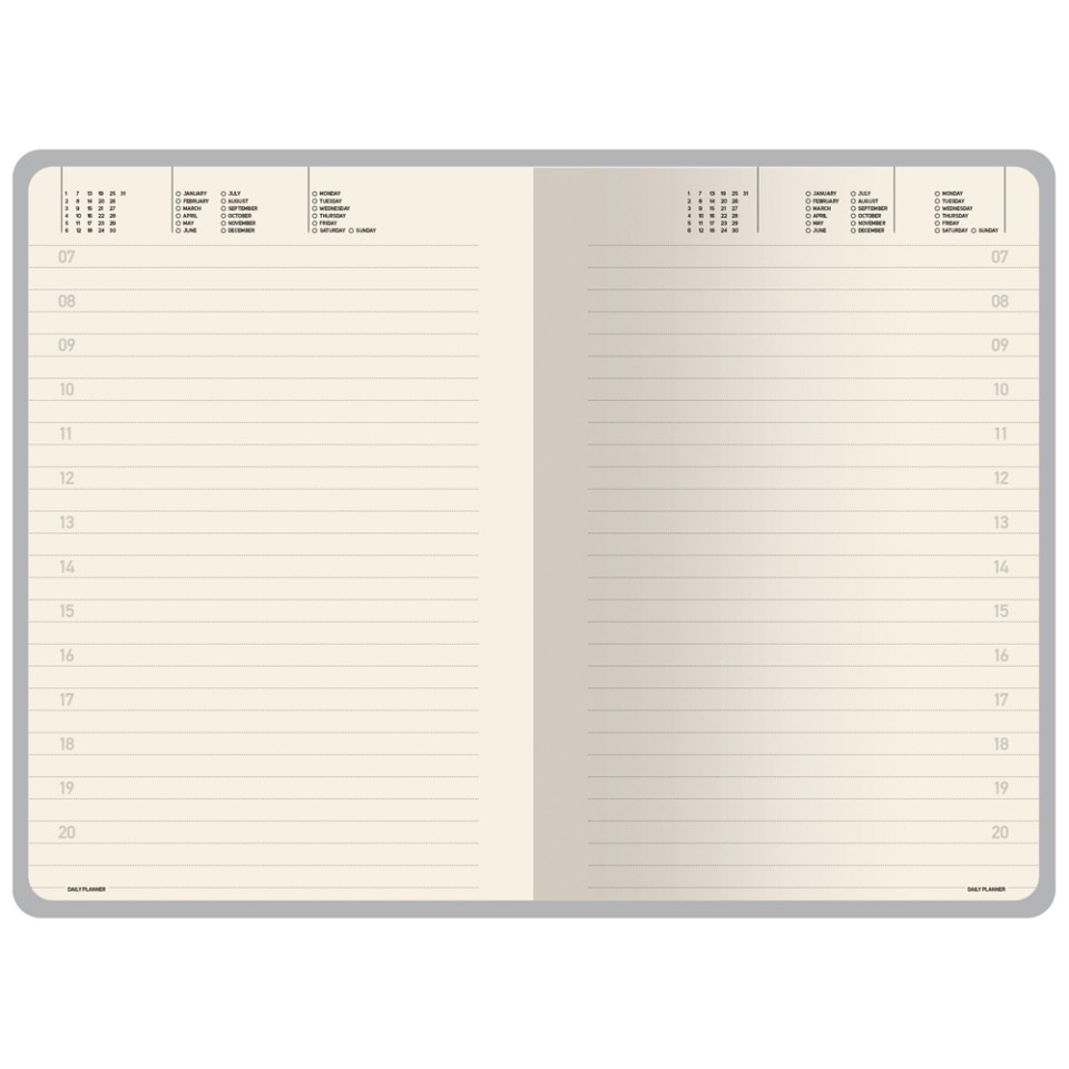 Ежедневник А5 недатированный «Megapolis Velvet Flex», серебристый