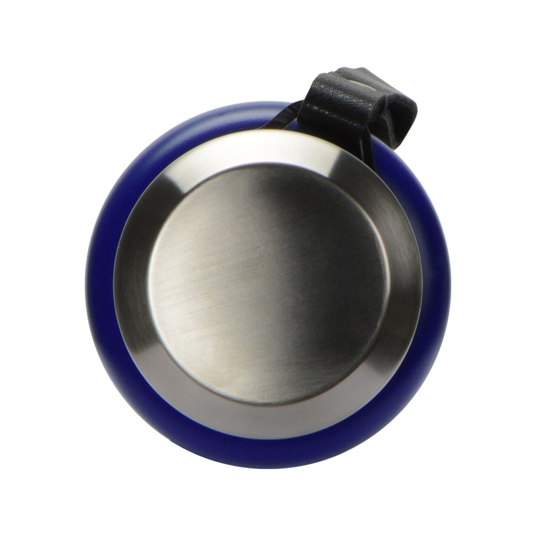 Вакуумный термос "Story" c покрытием powder, тубус, синий