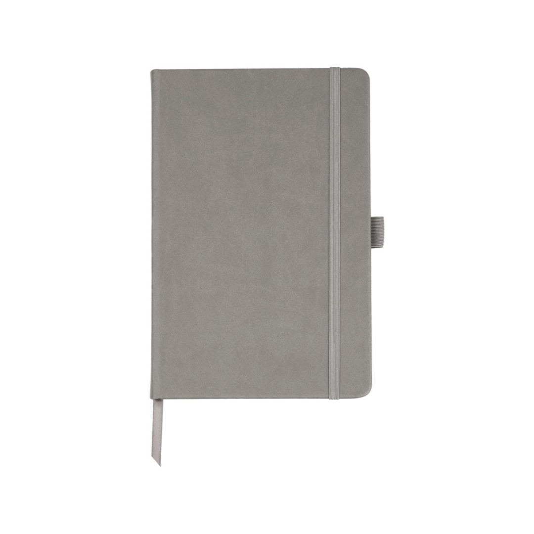 Блокнот "Softy 2.0", твердая обложка A5, 80 листов, серый