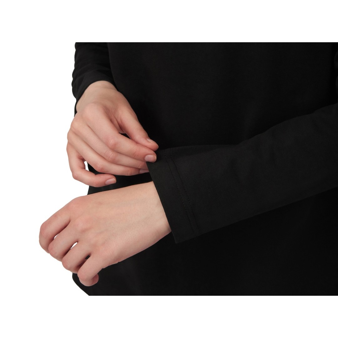 Лонгслив оверсайз «Berlin» унисекс, черный