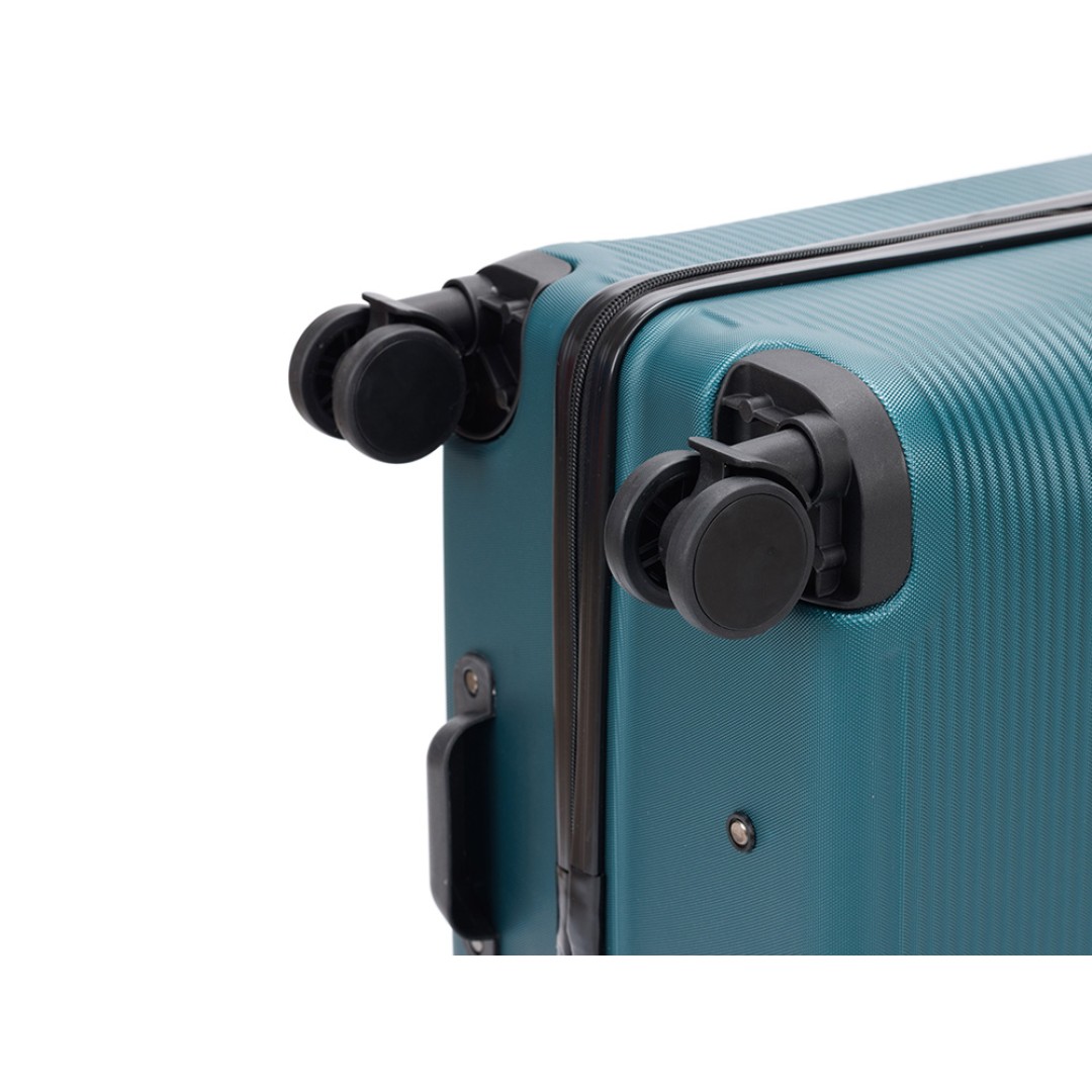 Чемодан TORBER Onego, зелёный, ABS-пластик, 79,5 х 51 х 29 см, 103 л