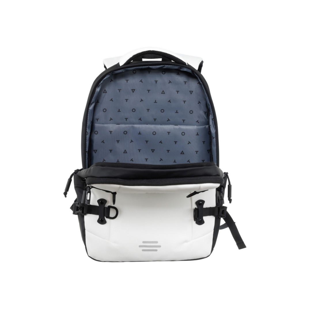 Рюкзак спортивный TORBER Xtreme 18", белый/чёрный, 31 х 12 х 46 см, 17л