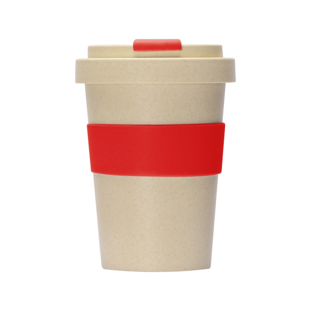 Стакан из пшеничного волокна «Flava», красный