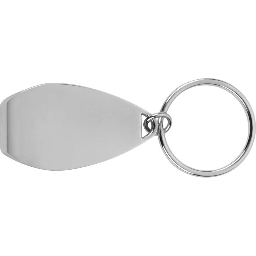 Брелок-открывалка "Всегда с собой", серебристый