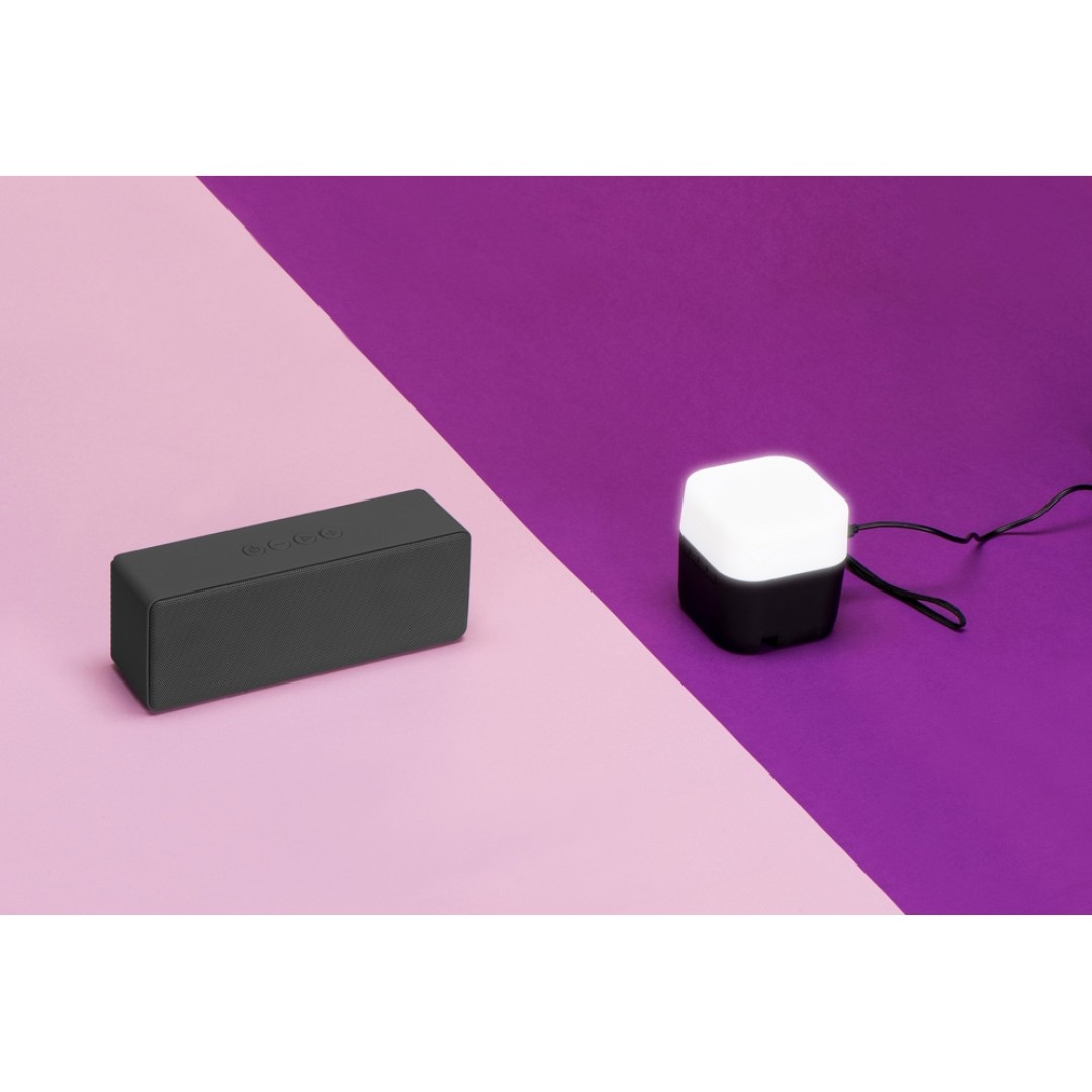 Портативная колонка «Bar» со стереодинамиками soft touch, серый