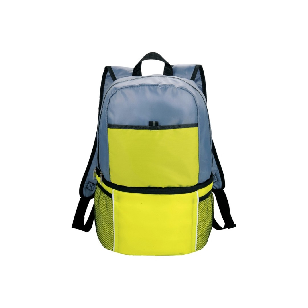 Рюкзак-холодильник "Sea Isle", лайм/серый