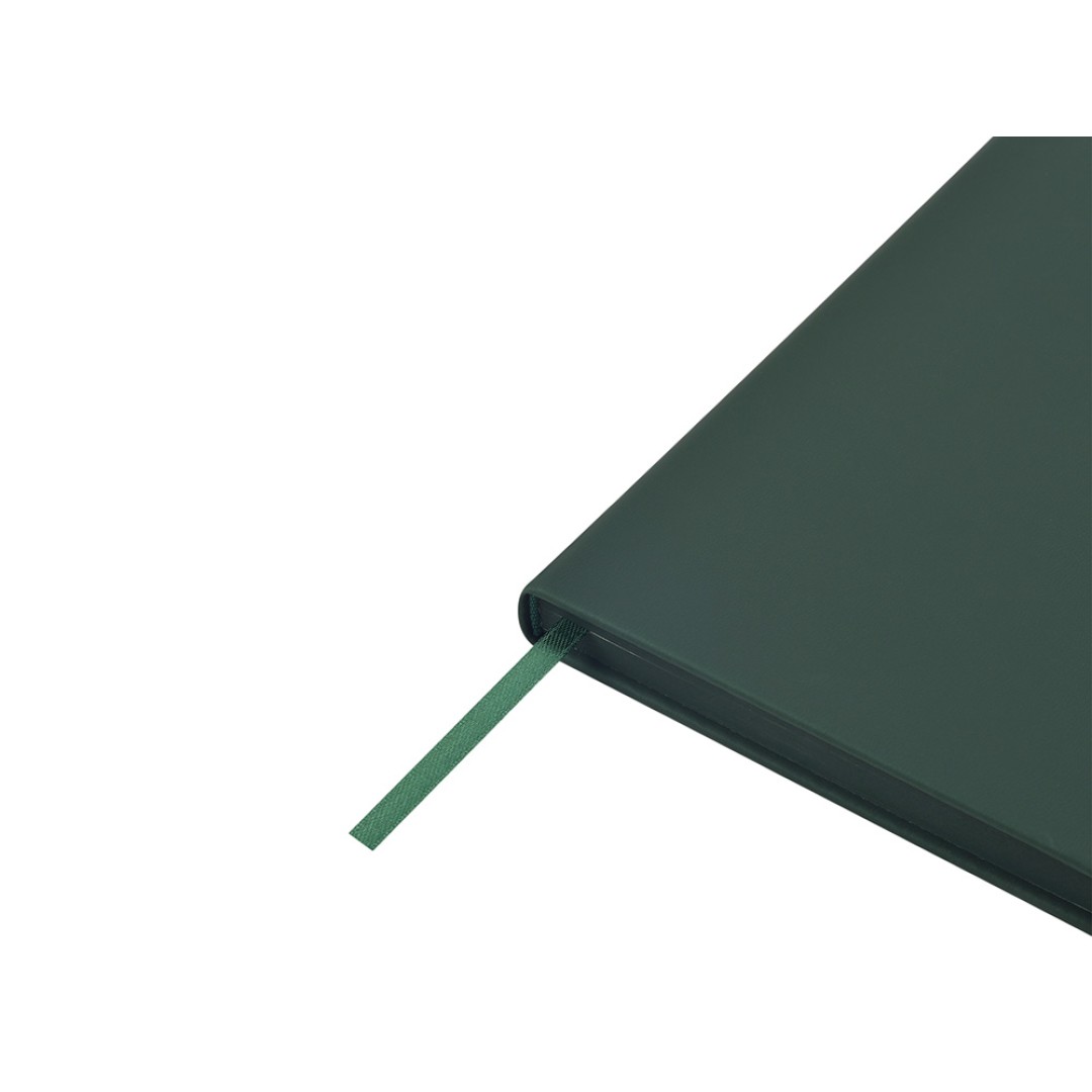 Ежедневник А5 "Megapolis Color New" soft-touch, темно-зеленый