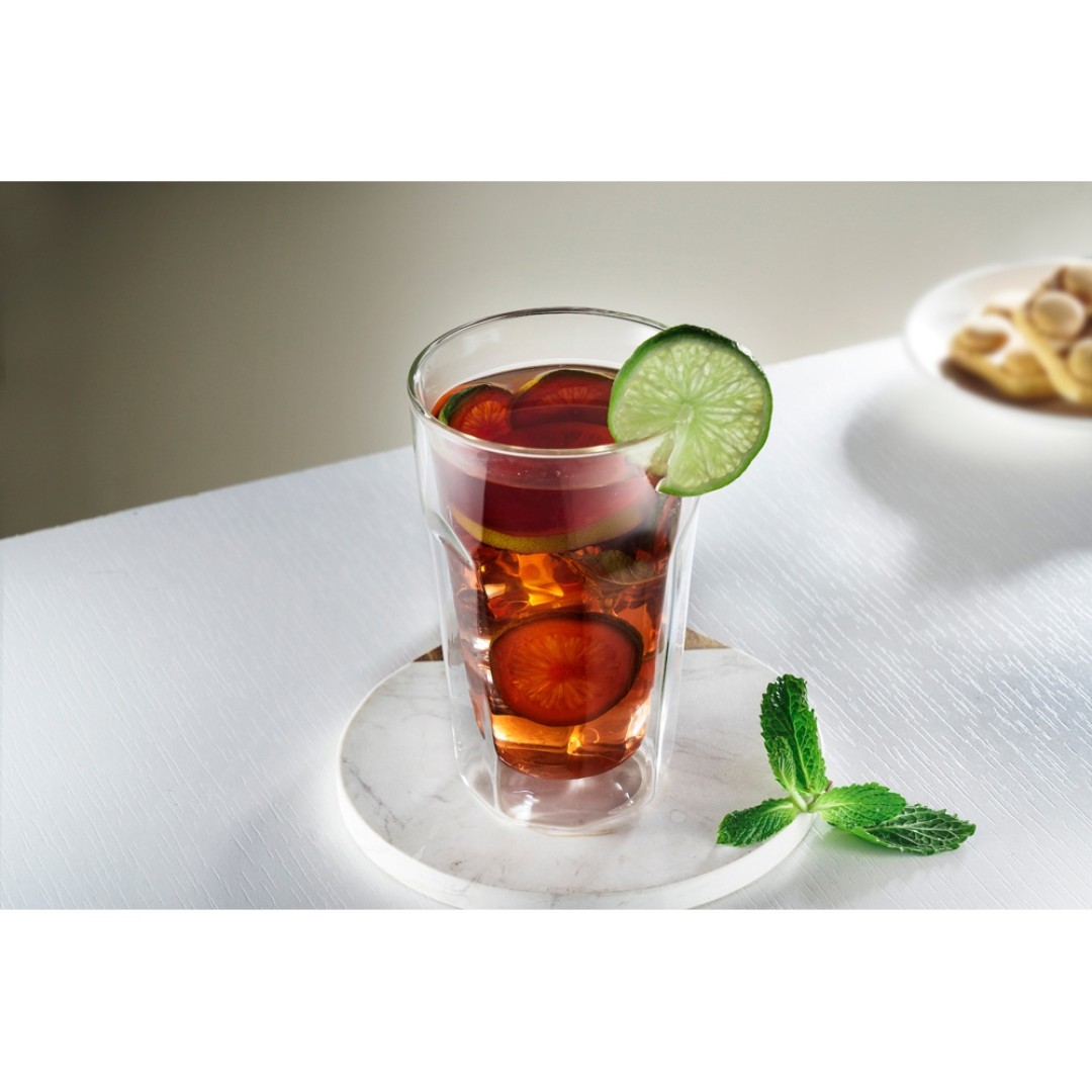 Стакан граненый с двойными стенками "Silva"