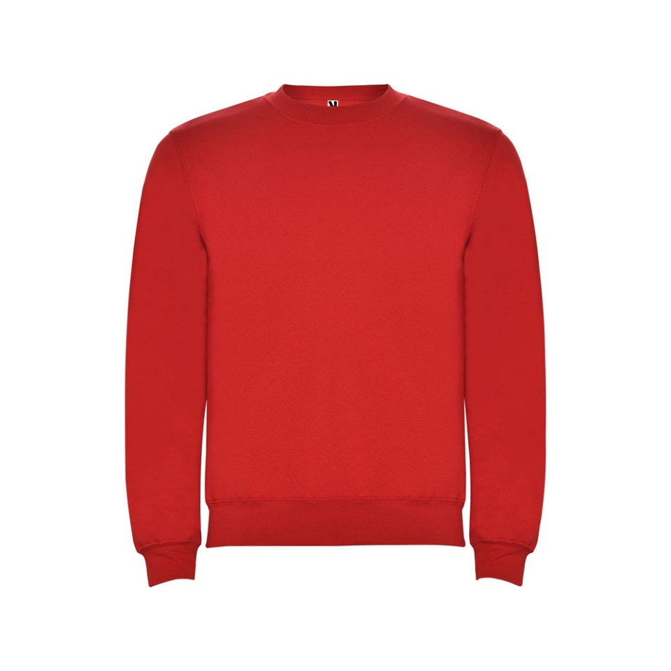 Свитшот с начесом "Clasica" унисекс, красный