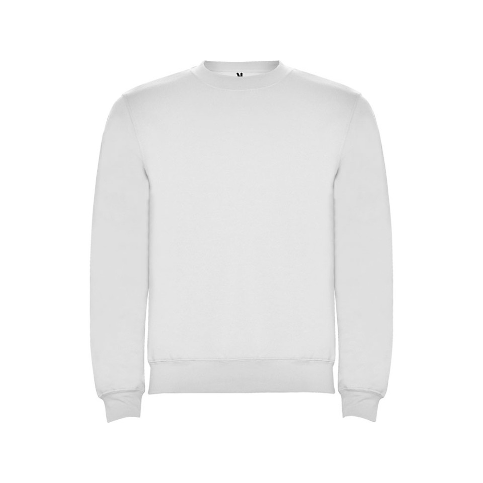 Свитшот с начесом "Clasica" унисекс, белый