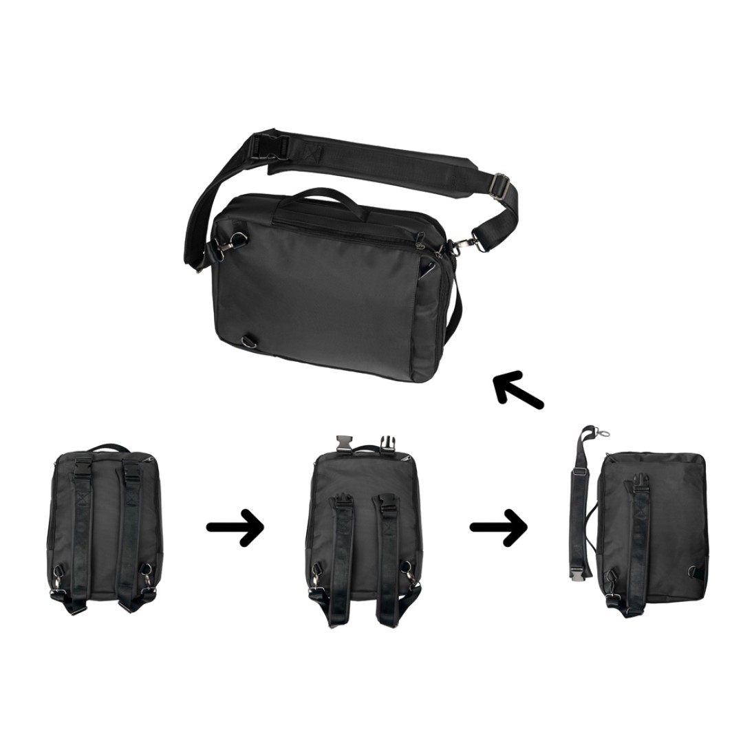 Рюкзак-трансформер «Duty» для ноутбука, черный