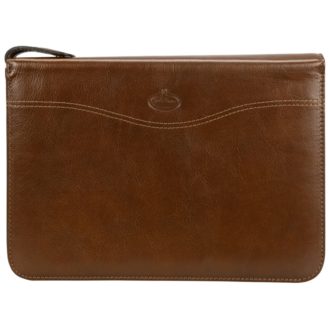 Папка на молнии «Первое лицо» Giulio Barсa, коричневый