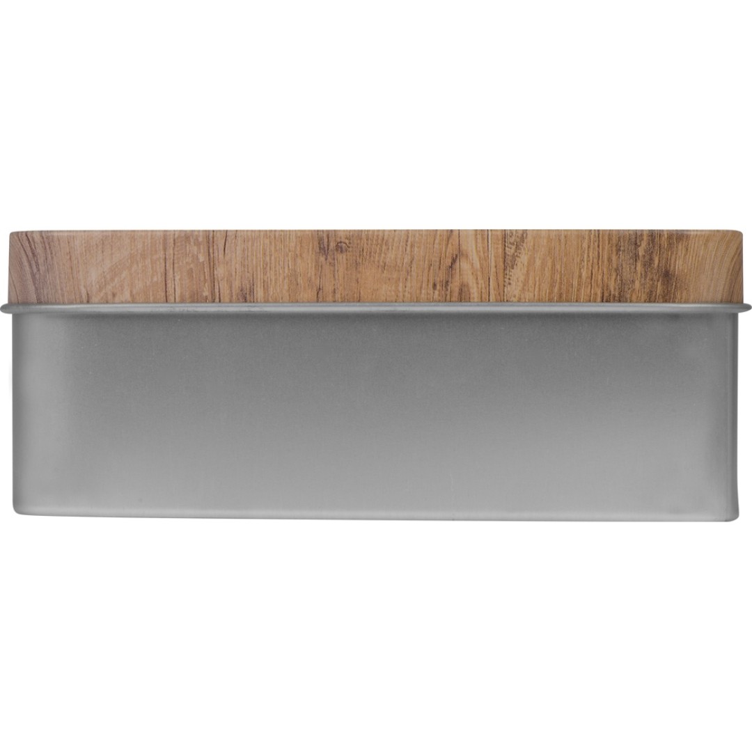 Подарочный винный набор из штопора и кожаного чехла для штопора ClickCut Set, серебристый