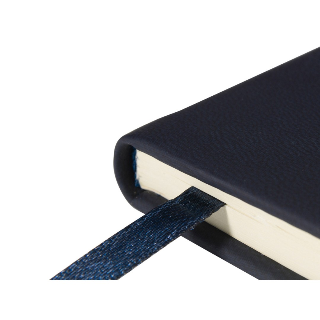 Ежедневник недатированный А5 "Megapolis Velvet New", темно-синий navy