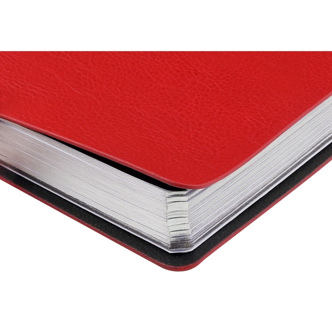 Ежедневник полудатированный А5 "Orbit", красный