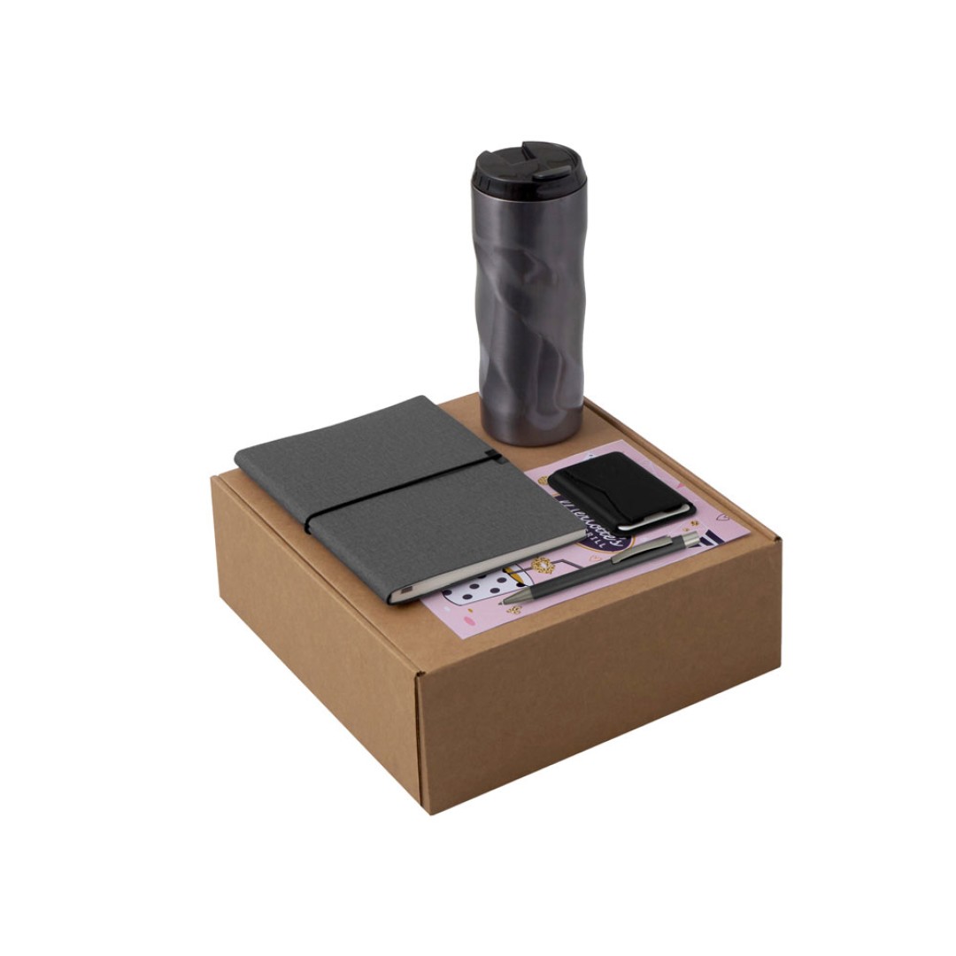 Подарочный набор "Firm", серый