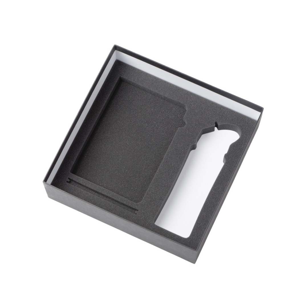 Подарочный набор c блокнотом C2, ручкой и бутылкой, серый