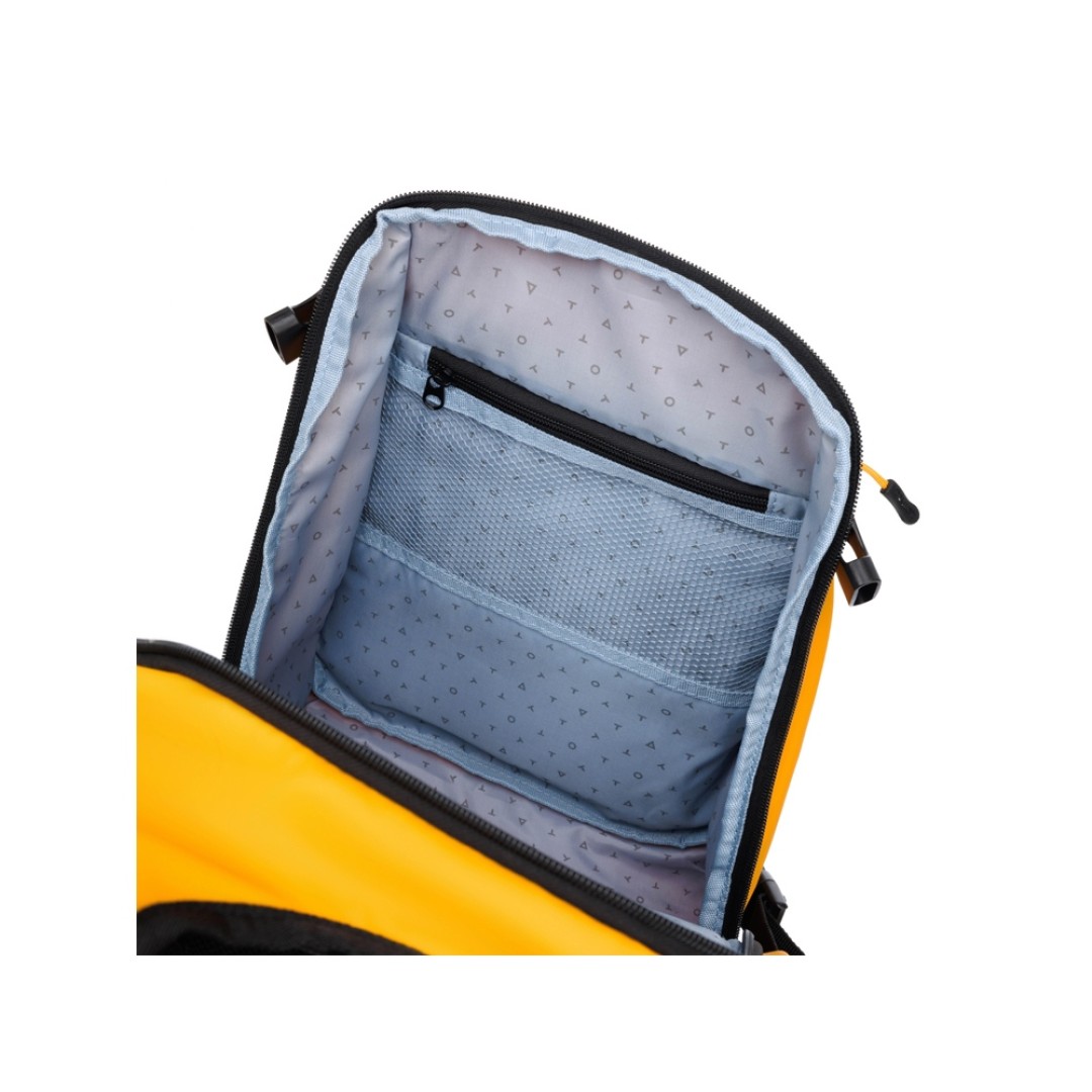 Рюкзак TORBER MOBI, желтый, полиэстер 900D с PU покрытием, 45 х 32 х 20 см