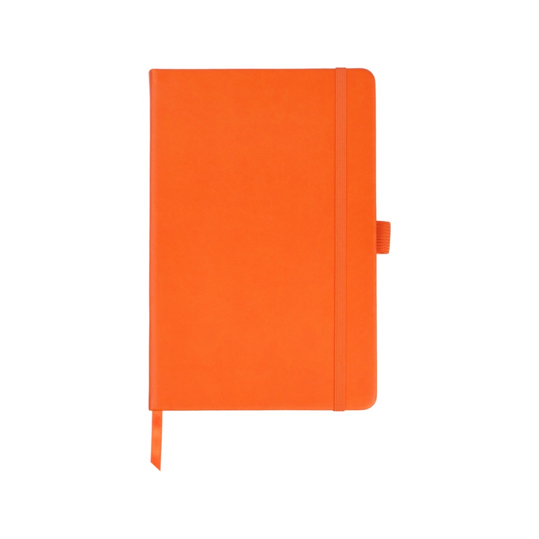 Блокнот "Softy 2.0", твердая обложка A5, 80 листов, оранжевый