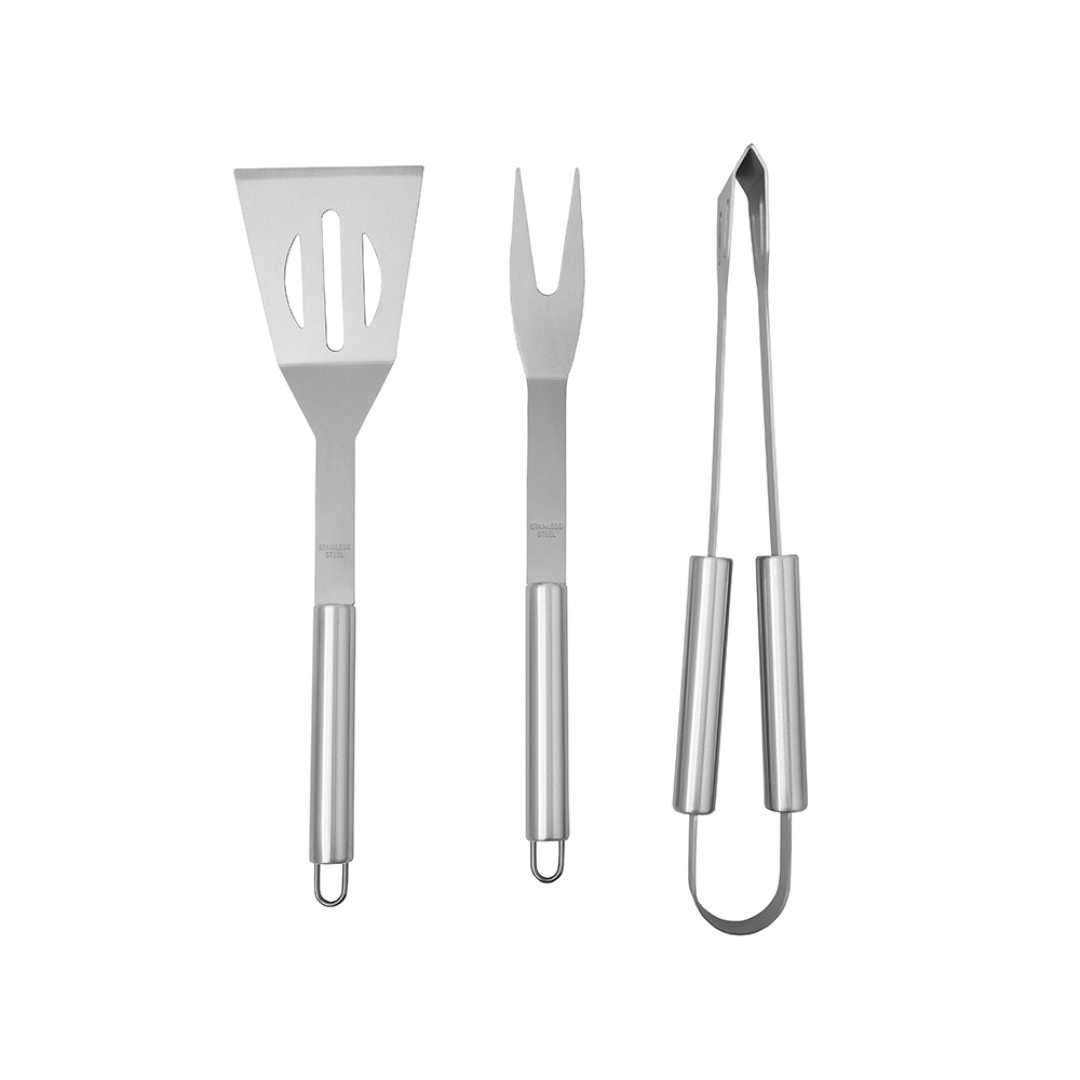 Набор для барбекю в кейсе: лопатка, щипцы, вилка "Salvy"