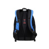 Рюкзак TORBER ROCKIT с отделением для ноутбука 15", черный/синий, полиэстер, 33х19х45 см, 28 л