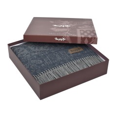 Плед MARZOTTO MAGNOLIA 4000, темно-синий