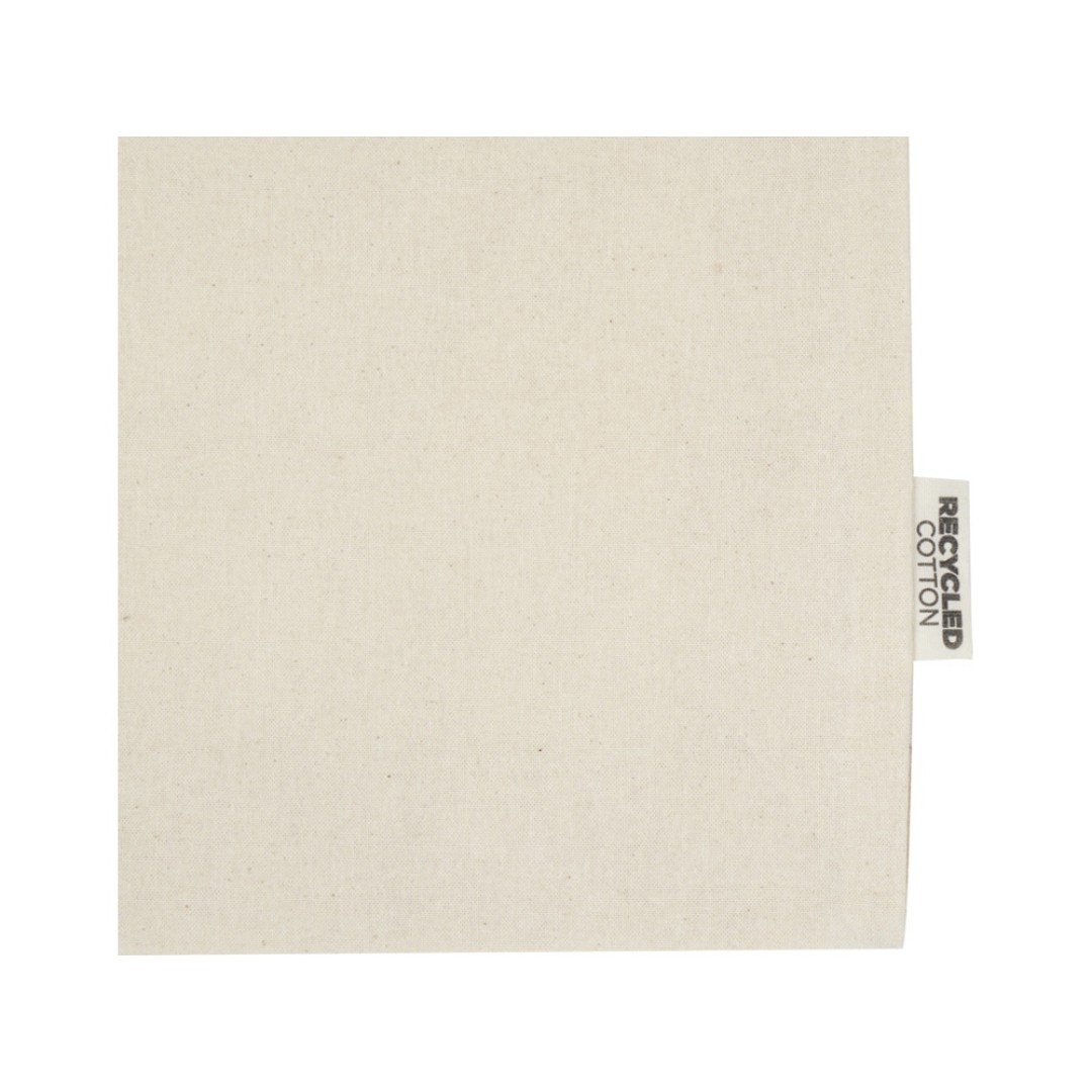 Madras эко- сумка с ластовицей из переработанного хлопка, сертифицированного согласно GRS, плотностью 140 г/м2 - Натуральный