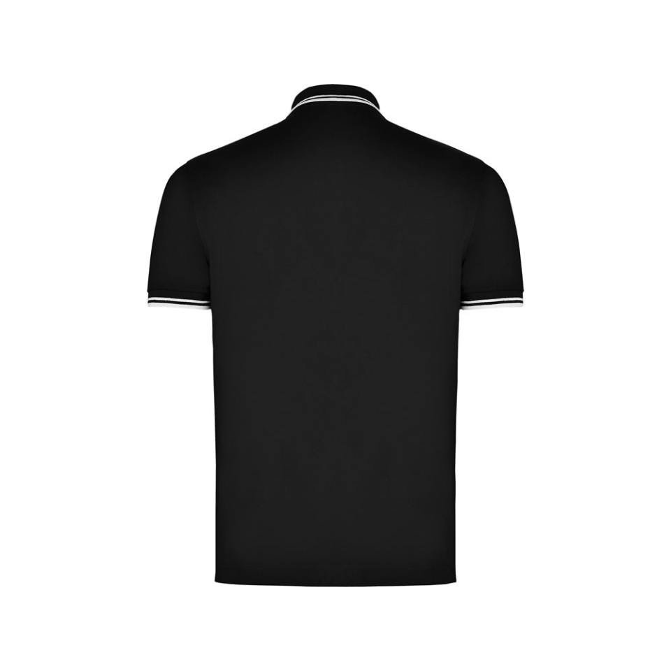 Рубашка поло "Montreal" мужская, черный/белый