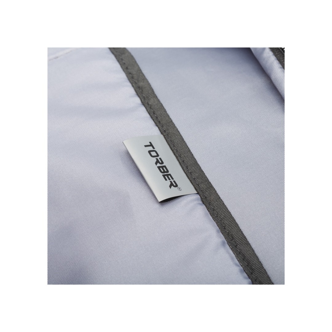 Рюкзак TORBER FORGRAD с отделением для ноутбука 15", чёрный, полиэстер, 46 х 32 x 13 см