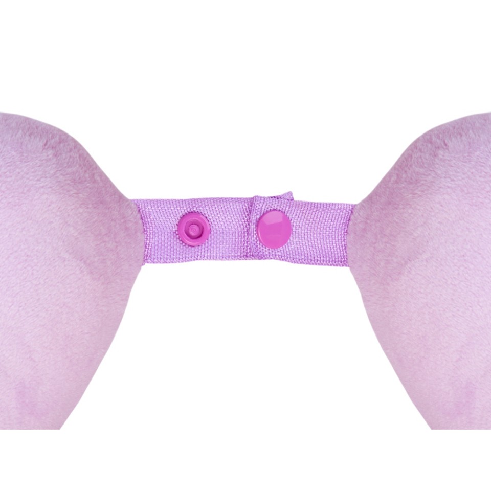 Подушка Basic из микрофибры с эффектом памяти U-shape, розовый NEW