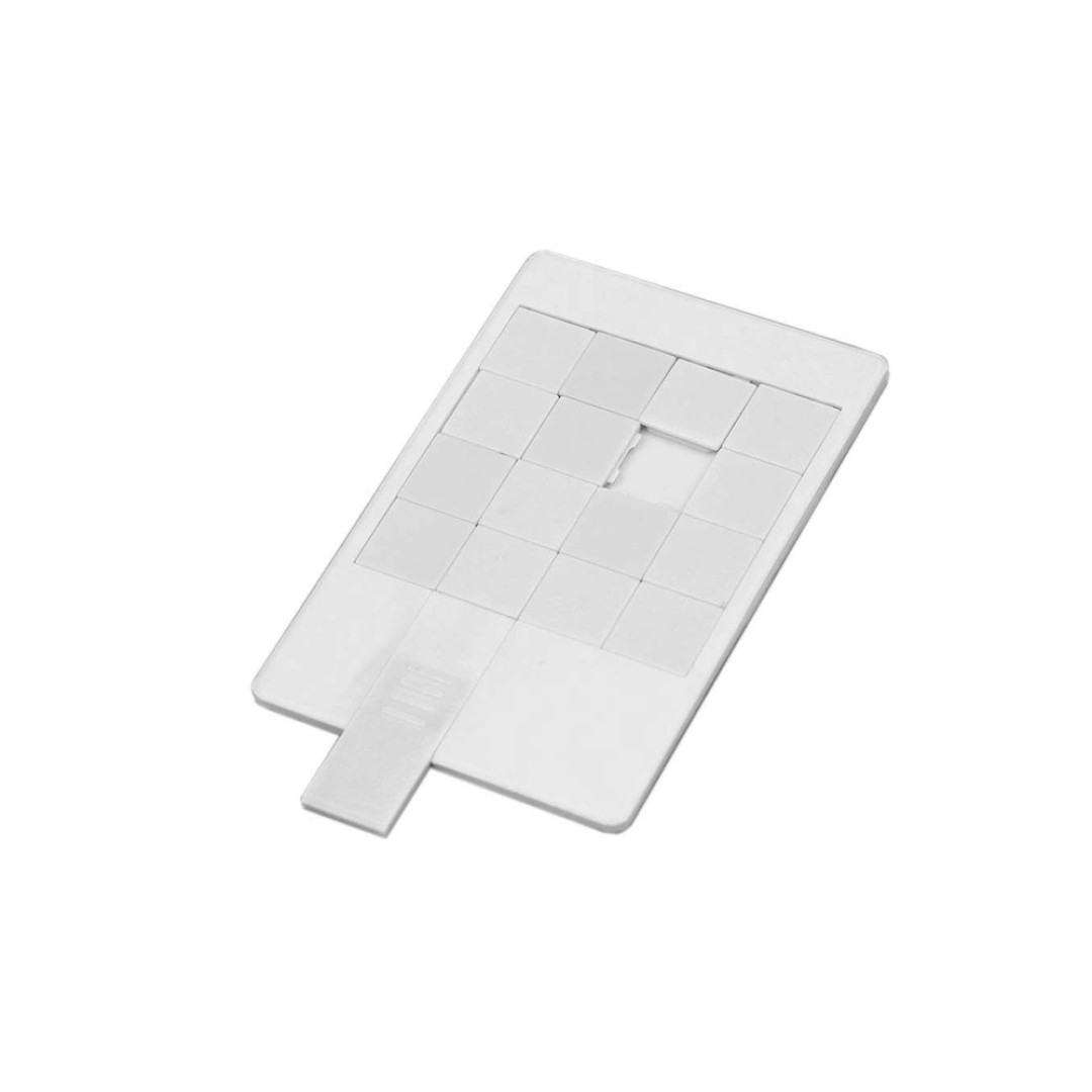 Флешка в виде пластиковой карты "Пятнашки", 64 Гб, белый