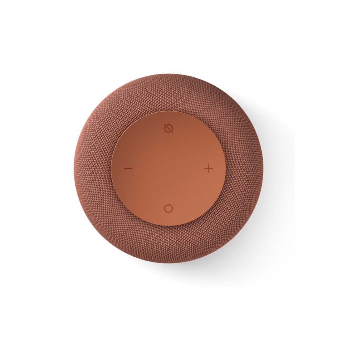 Умная колонка VK Капсула Мини с голосовым помощником Марусей, терракотовый