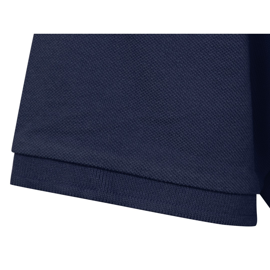 Calgary женская футболка-поло с коротким рукавом, темно-синий