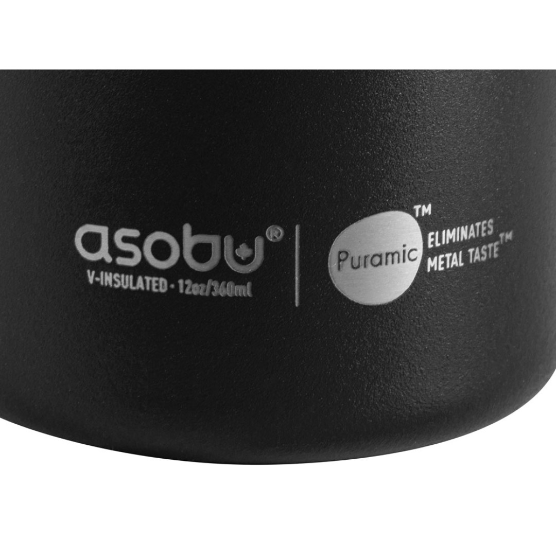 Вакуумная термокружка с внутренним керамическим покрытием «Coffee Express», 360 мл, черный