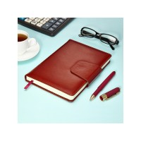 Ежедневник А5 недатированный «Prestige», коричневый (Р)