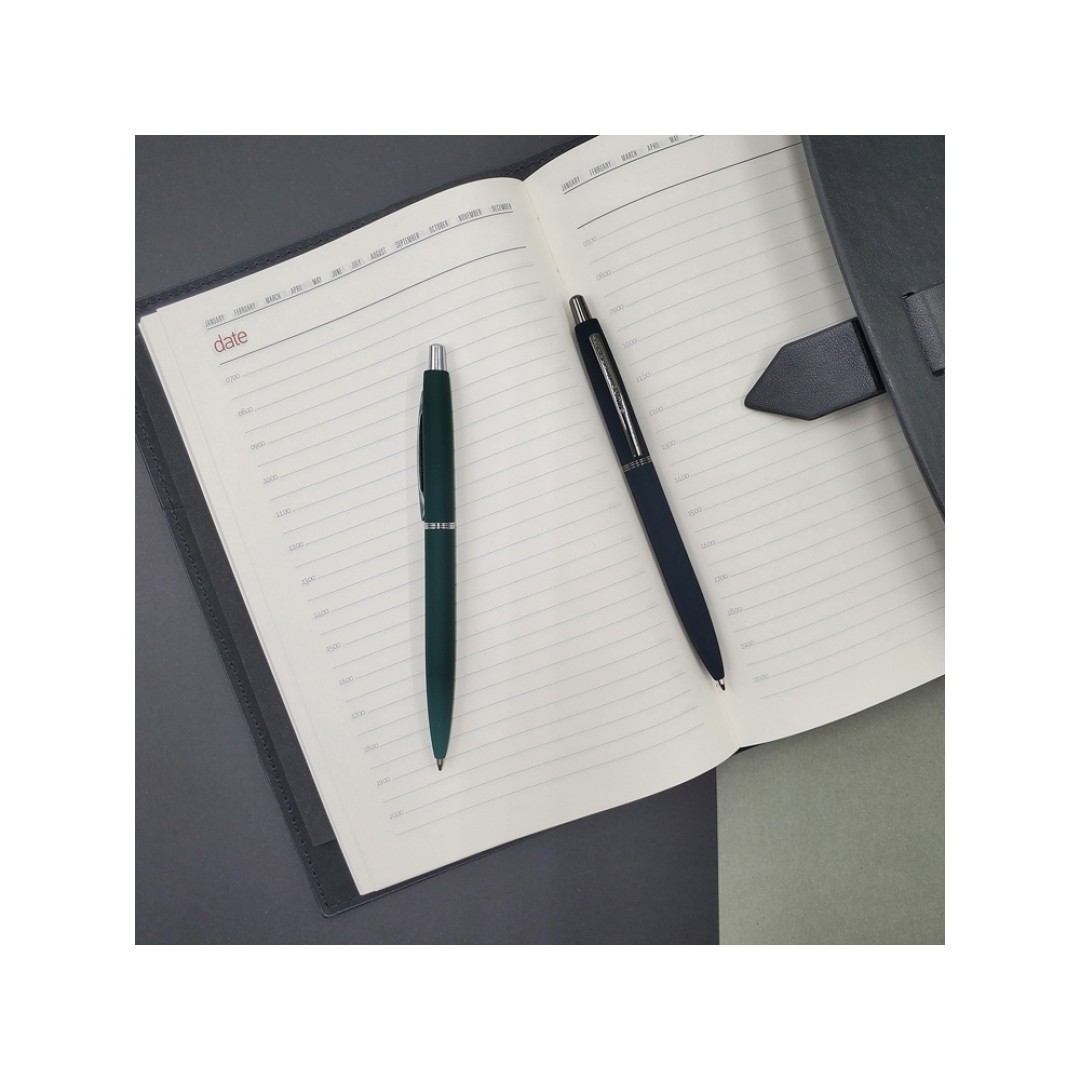 Ручка металлическая шариковая "San Remo", софт-тач, 1.0 мм, зеленый