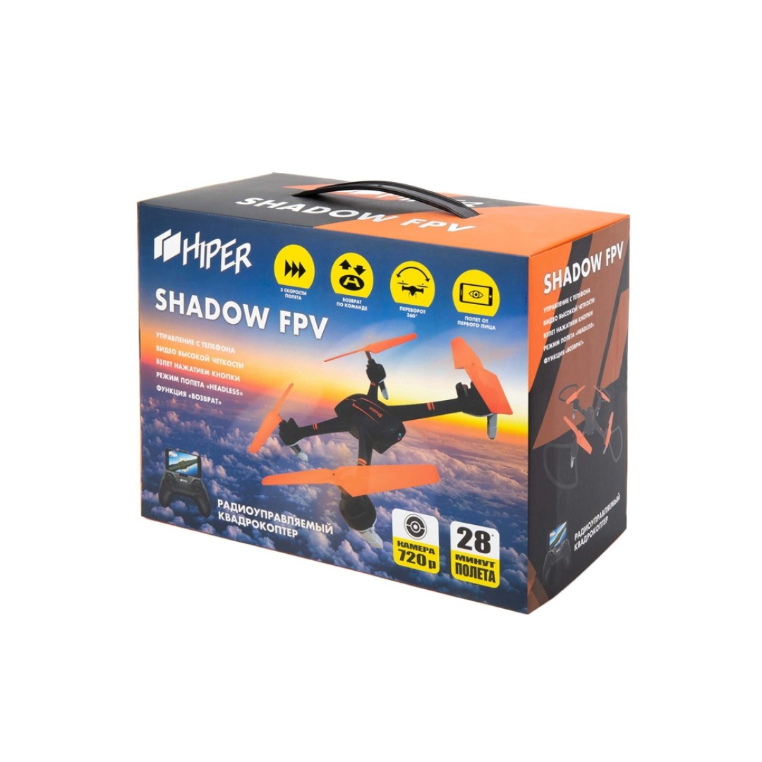 Радиоуправляемый квадрокоптер HIPER "SHADOW FPV"