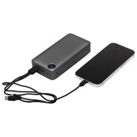 Внешний аккумулятор «Mild Pro» c быстрой зарядкой QC/PD, 20 000 mAh, серый