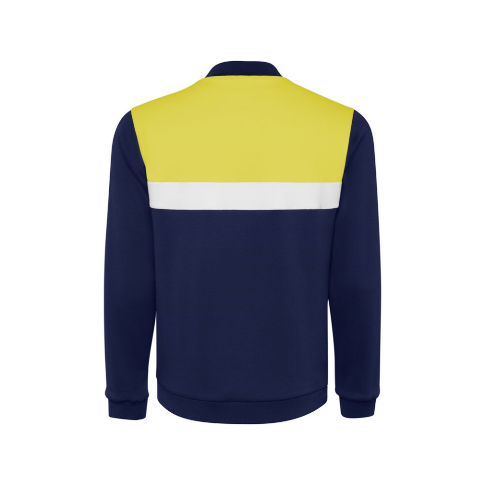 Спортивная куртка «Leros» унисекс, желтый/синий нэйви