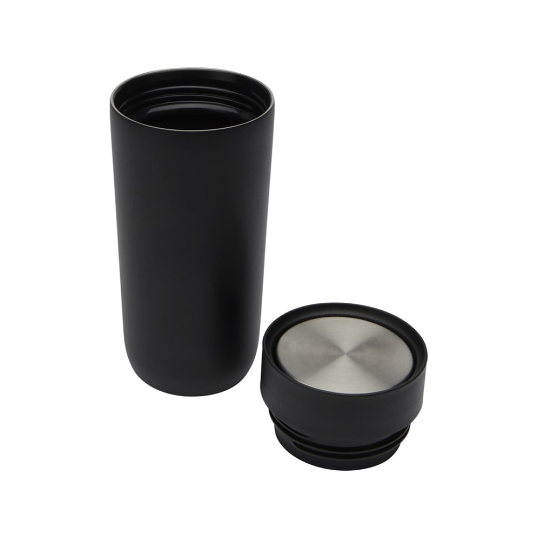 Camden кружка из нержавеющей стали, сертифицированный RCS, 350 м, сплошной черный