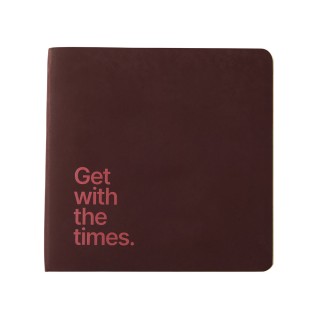 ЕЖЕДНЕВНИК недатированный А5- "MEGAPOLIS FLEX QUATTRO" (БОРДОВЫЙ) с УФ-печатью