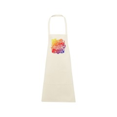 Khana Хлопковый фартук плотностью 280 г/м2, белый